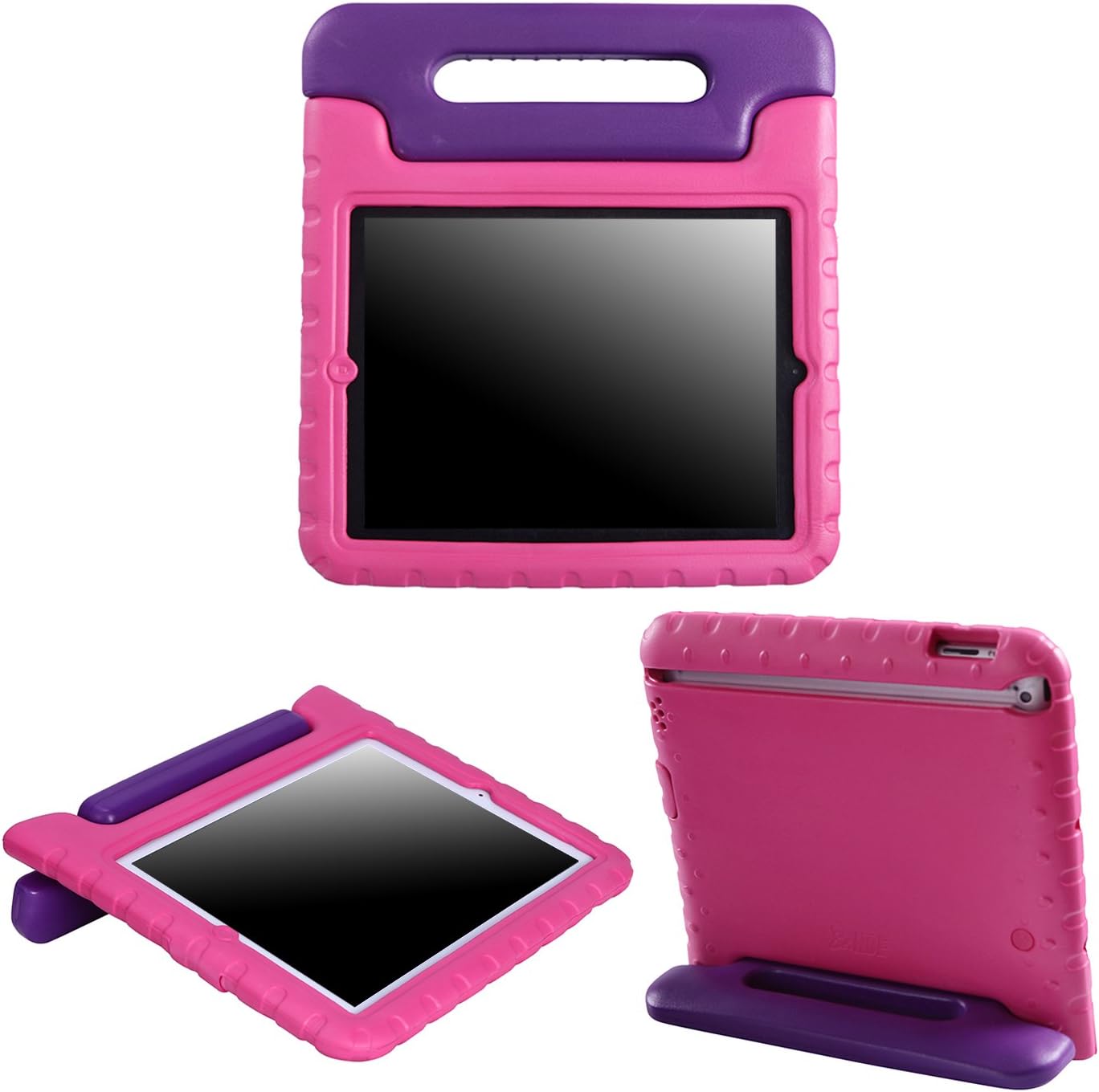 HDE iPad 2 3 4 Case for Kids Shock Proof Bumper Heavy Duty Protective