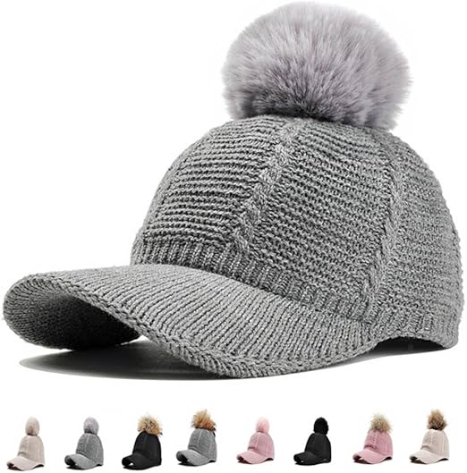 womens knit baseball hat