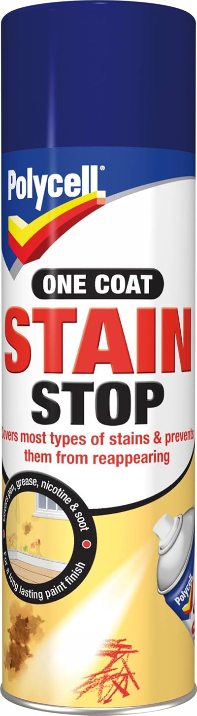 Polycell Stain Stop 250ml for Water Grease Nicotine Rust Soot Paint
