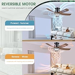 Ceiling Fans with Lights and Remote/APP Control, 41