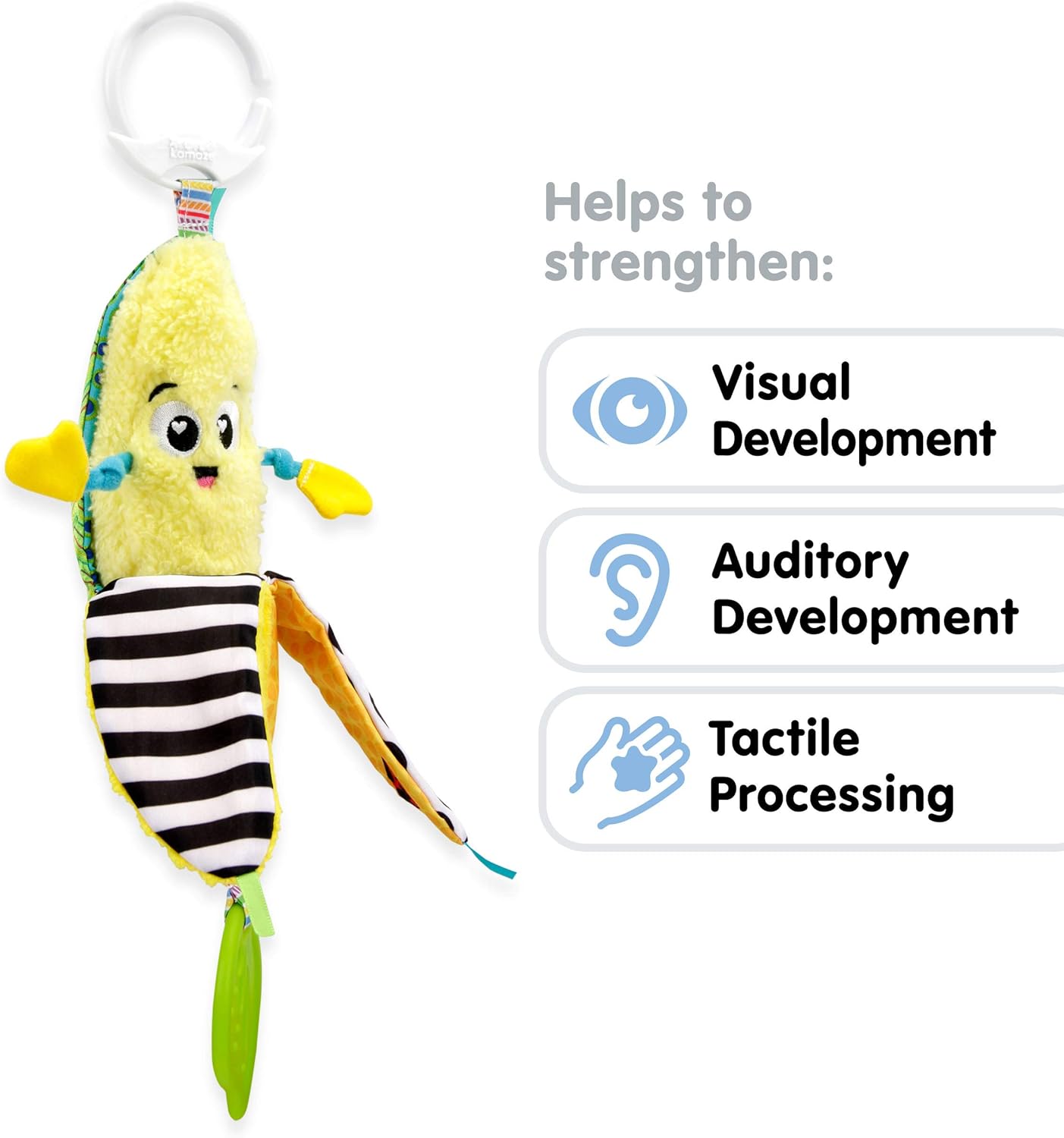 LAMAZE Bea the Banana, Clip on Pram and Pushchair Newborn Baby Toy - Image 3