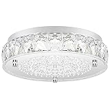 Crystal Chandeliers Flush Mount LED Ceiling Light