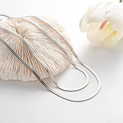 YANODA Herringbone Necklace for Women,14K Gold