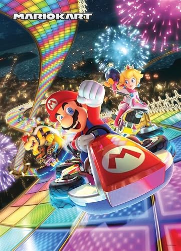 Mario Kart “Rainbow Road” 1,000 Piece Jigsaw Puzzle Collectible