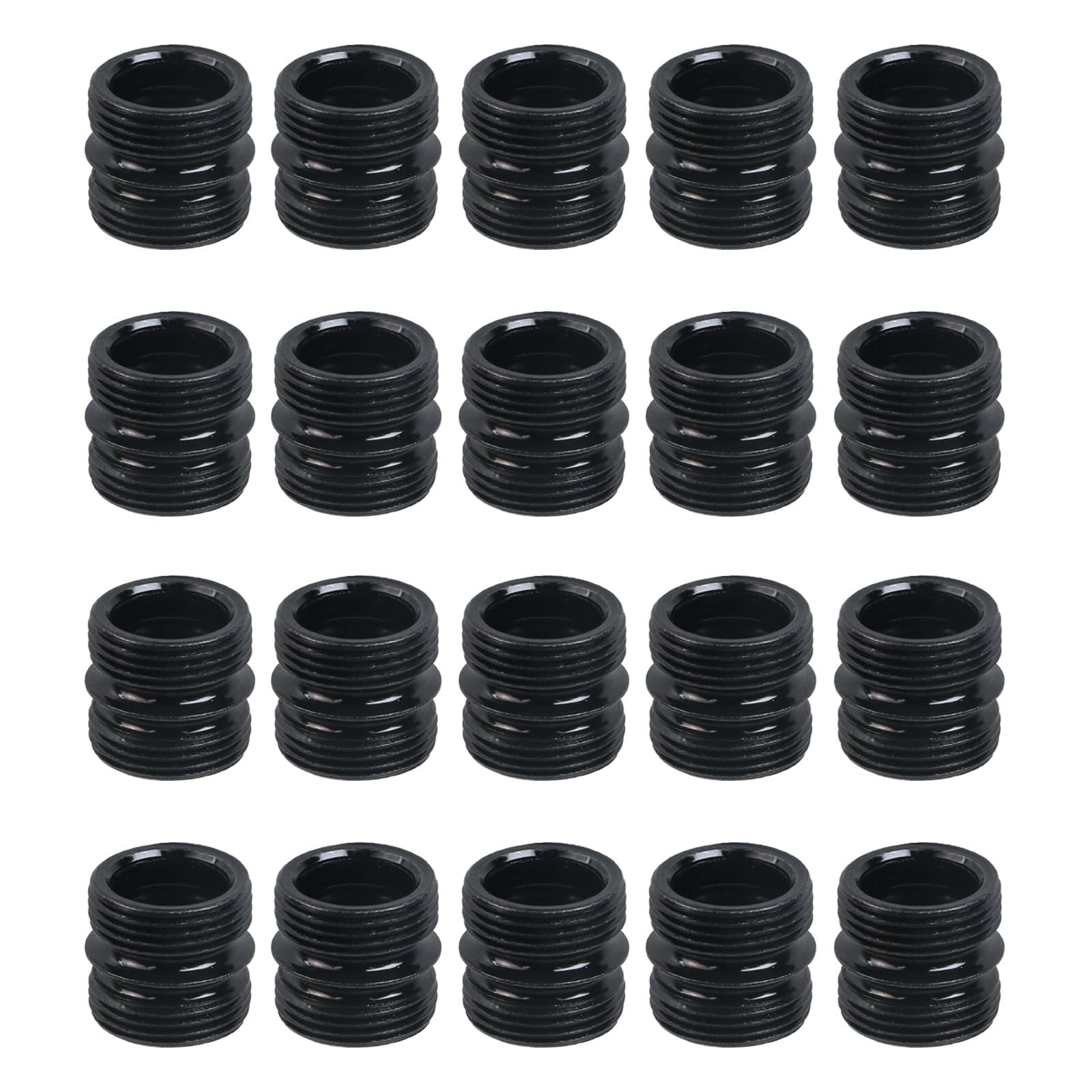 Photo 1 of Antrader Shelving Connectors,20Pcs Small Threaded Pole Connectors for Extending Wire Rack Shelving (23.5mm x 22mm)