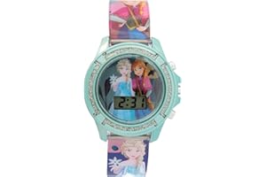 Frozen Girls LCD Flashing Watch - Purple (FZN4831AC)