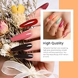 Phoenixy 24P Gel Nail Polish Set 7ml 21 Colors Base Top Matte Coat view 4