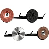2PCS Discs Hook Rack &ndash; Wall Mount Angle Grinder Disc Holder Display Stand, Heavy Duty Storage Rack for Cutters, Polishers, Garage &amp; Workspace Organizer