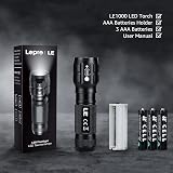 Lighting EVER LE1000 Super Bright LED Torch, Water Resistant, Small, view 8