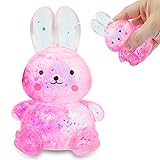 Squishy Stress Glitter Rabbit Toy for Kids