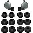 Memory Foam Tips Compatible with Google Pixel Buds A-Series Ear Tips, 6 Pairs No Silicone Noise Reduce Comfortable Fit in Case Eartips Compatible with Google Pixel Buds A Series - S/M/L Black