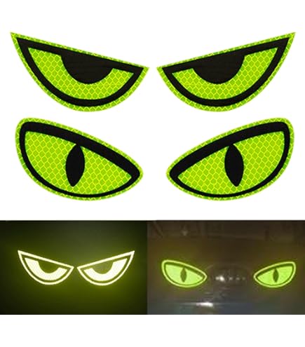 2 Pegatinas Reflectantes Para Coche, Pegatinas Reflectantes De