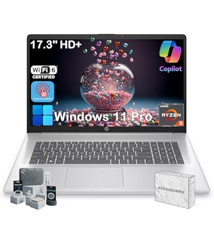 Amazon.com: HP 2025 Premium 17 Laptop, Lifetime Office 2024, 17.3