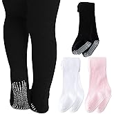 Mini angel Baby Tights Non Slip Baby Girl Tights Plain/Shoe-Look Leggings Seamless Pantyhose Warm Cotton Leggings Non-Skid