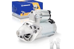 E EZEXPREZE 19049N Ezexpreze Starter Motor Compatible with 2009-2010 Pontiac Vibe, 2009-2013 Toyota Corolla, 2009-2014 Matrix L4 1.8L 1.6kw 9-Teeth CW Replace# 428000-4300 428000-4590 428000-4591 28100-0T050