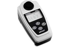 AMTAST Turbidity Meter Digital Water Turbidimeter with Three Ranges (0~19.99NTU, 20~199.9NTU, 200~1000NTU) Handheld Turbidity Tester Meet ISO7027 Turbidity Gauge for Lab Water Treatment (Model AMT21)