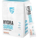 Jacked Factory Hydrasurge Electrolytes Powder Packets - Sugar Free &amp; Naturally Sweetened Hydration Packets - Keto &amp; Vegan Friendly, Easily Dissolves - 30 Stick Packs, Orange Mango
