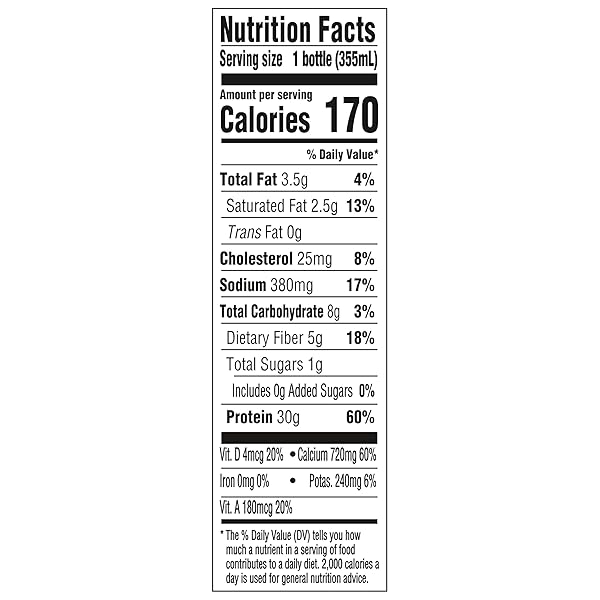 OIKOS PROTEIN SHAKE, SALTED CARAMEL, 30G HIGH PROTEIN DRINKS, SHELF STABLE, READY TO DRINK, 5G PREBIOTIC FIBER, 12 FL OZ BOTTLE