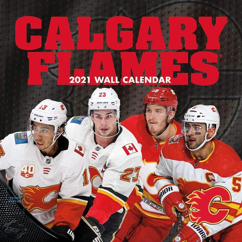 Turner Sports Calgary Flames 2021 12x12 Team Wall Calendar 21998011934 Office Products Amazon Com