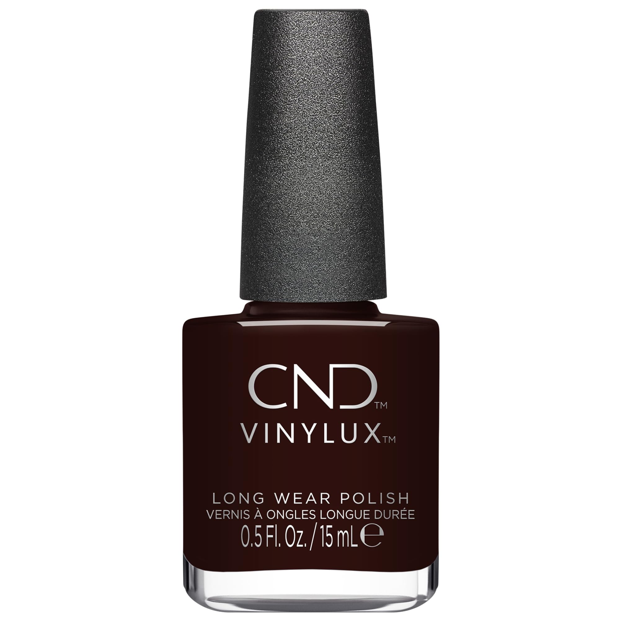 CND Vinylux Long Wear Nail Polish (No Lamp Required), 15 ml, Dark, Fedora