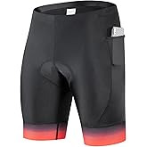 Przewalski Men's Padded Bike Shorts Cycling Road Riding Bicycle Cycle Shorts Pockets UPF 50+ Biking Tights