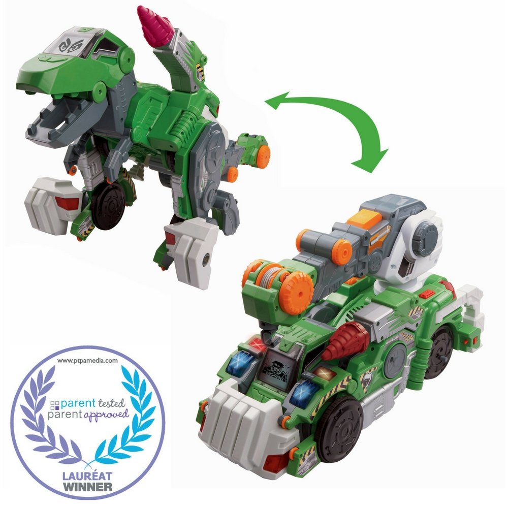 VTech Switch & Go Dinos - Brok the Brachiosaurus Dinosaur フィギュア ダイキャスト 人形 VTech Switch and Go Dinos Brachiosaurus Brok transforming machine dinosaur!  | DuDuPopTOY