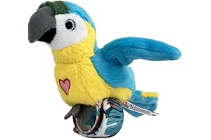 Happy Yappers Interactive Plush Bird Slap Bracelet - Talk Mode, Music & Chirping Sounds, Sleep Mode, Rechargeable, Includes U