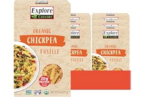 EXPLORE CUISINE Organic Chickpea Fusilli, 6x227g