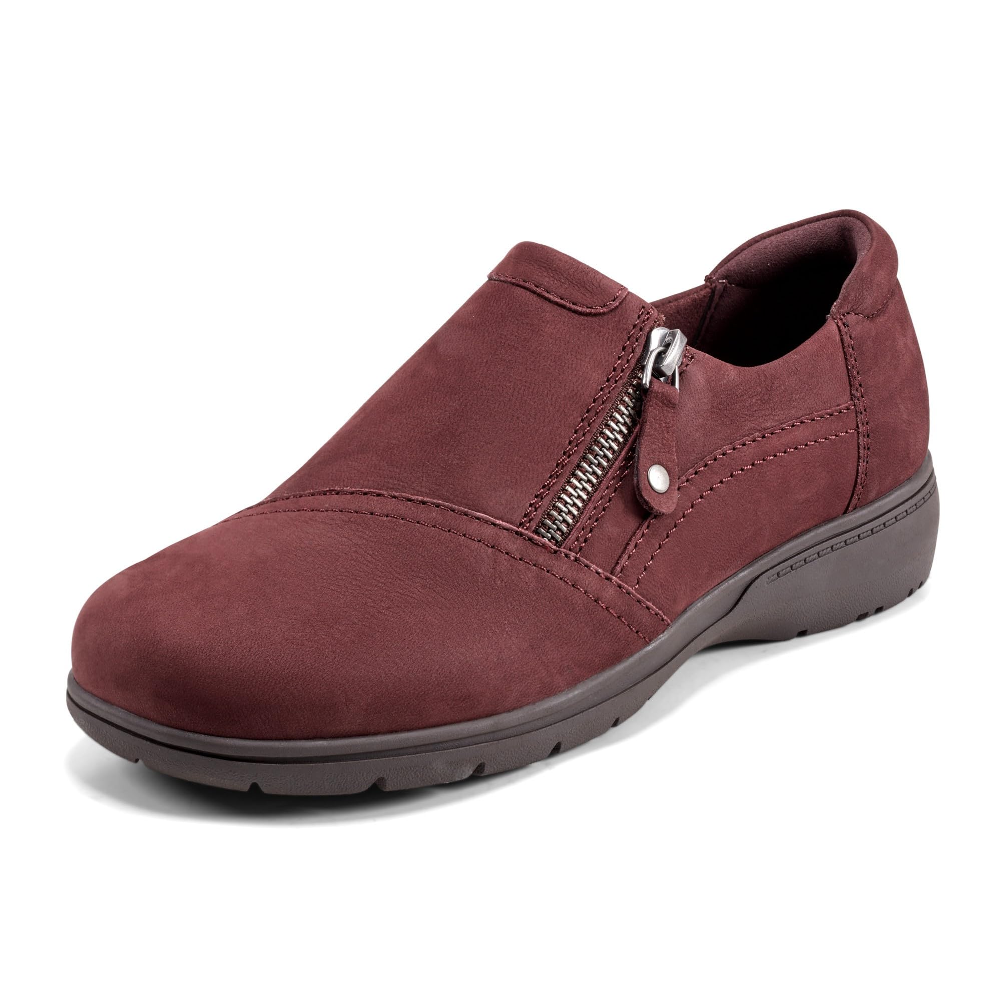 Rockport Women’s Hallie, Dark Red Leather, 8 Medium