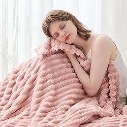 NEWCOSPLAY Super Soft King Blanket Pink Premium