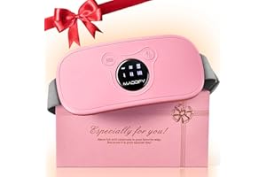 MADDIFY Heating Pad Gifts for Women & Teen Girls Christmas Unique - Xmas Stocking Stuffer Gifts for Her, Electric Portable Cordless Menstrual Heating Pad for Cramps and Back Pain Relief, Fast Heating