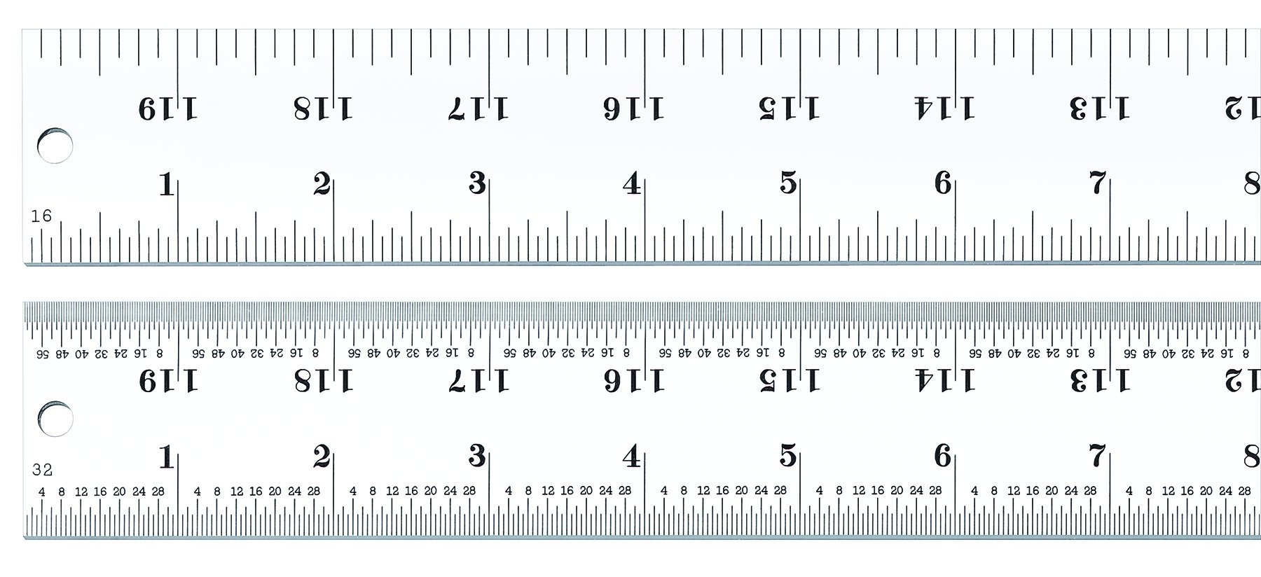 Starrett C404R-120 Heavy Spring Tempered Steel Rule