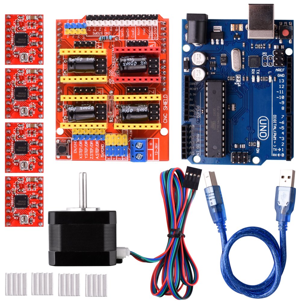 Quimat CNC Arduino Kit para Impresora D CNC Shield V  UNO
