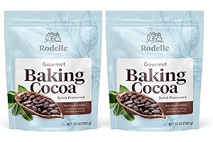 Rodelle Gourmet Baking Cocoa, 1.54 Lb, Pack Of 2