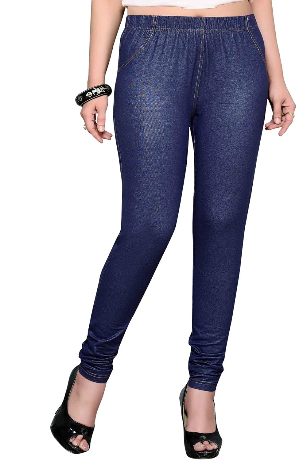 greenwich ladies jeggings (blue)