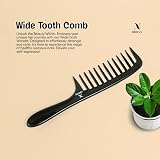 Nimxy Wide Tooth Comb for Curls Detangling Wet Wavy Hair Comfortable Handle 1 Pc view 6