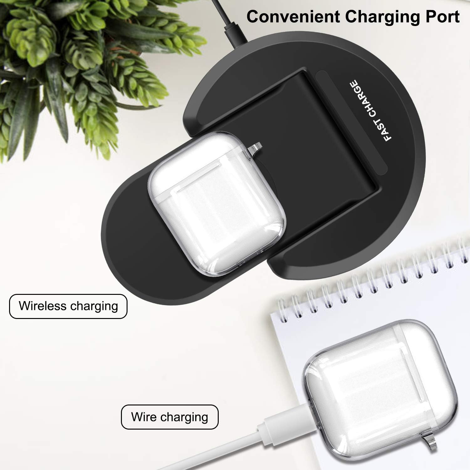 DONWELL for Airpods Case Soft TPU Shockproof Crystal Clear Protective Case Cover Compatible with Apple AirPods 1st and 2nd Gen - Image 5