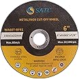 S SATC Cutting Wheel 6"x.045"x7/8" Cut Off Wheels 6 In Cut Off Wheels for Metal 25 PCS Cutting Discs Fits Angle Grinder Concrete Accessories Saw Grinder Metal Cut Tools Grinder Attachment