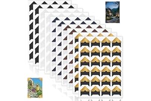 JAYDEAR 240 Photo Corners for Scrapbooking & Book Corner Protectors Metal for Scrapbooking, Photo Corners Self Adhesive Multicolor Scrapbook Supplies for Memory Books, Photos, Albums, and Diaries