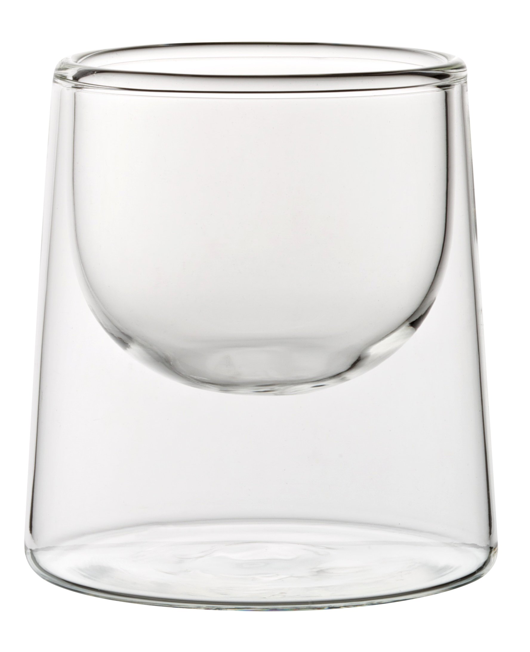 Utopia R90061 Dessert/Tasting Dish, Glass Dining, Double-Walled, 5.25 oz., 15 cL (Pack of 6)