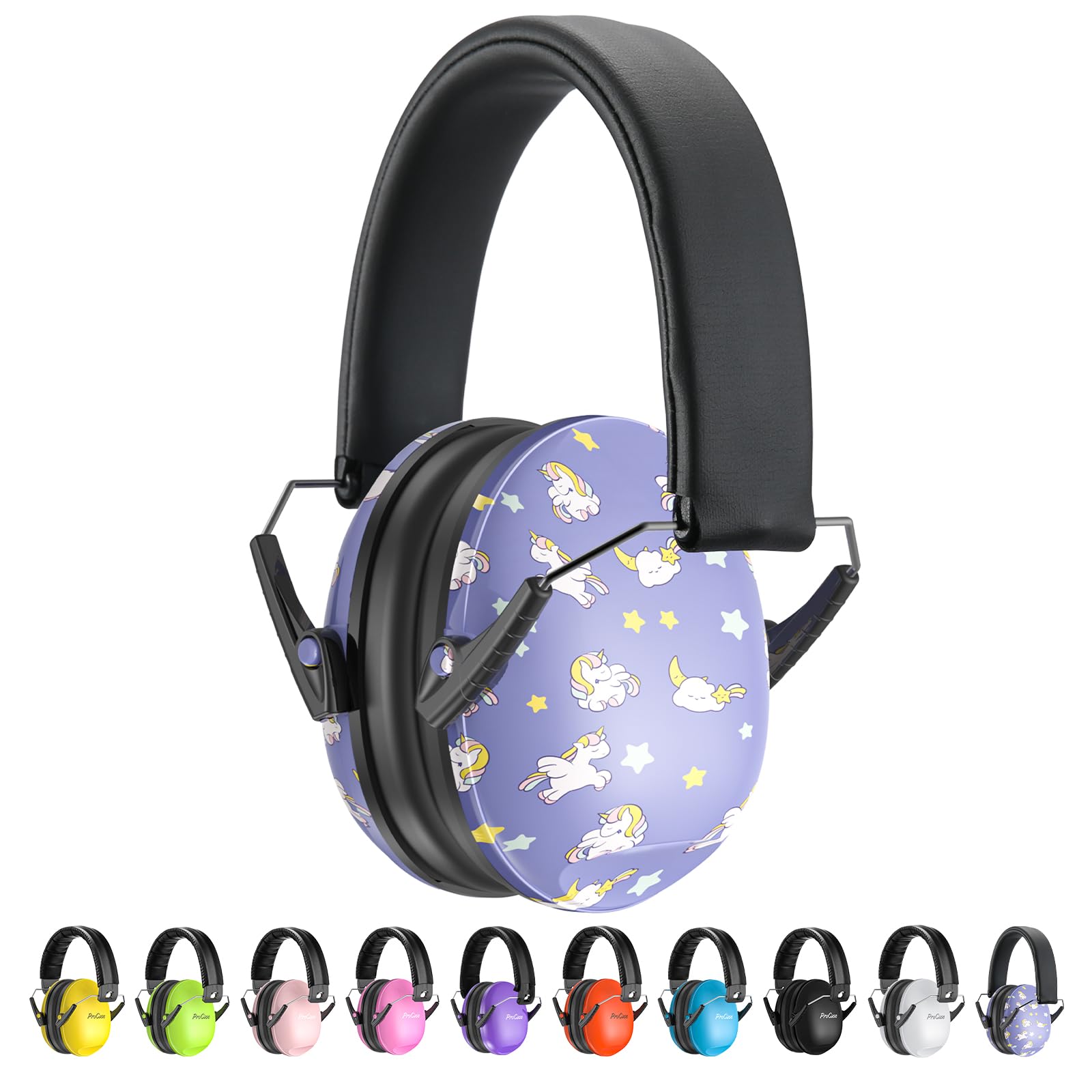 ProCase Ear Defenders Children, SNR 27dB Noise Cancelling Headphones for Kids Toddler, Kids Ear Defenders for Autism, Hearing Protection for Airplane Concert Fireworks -Unicorn