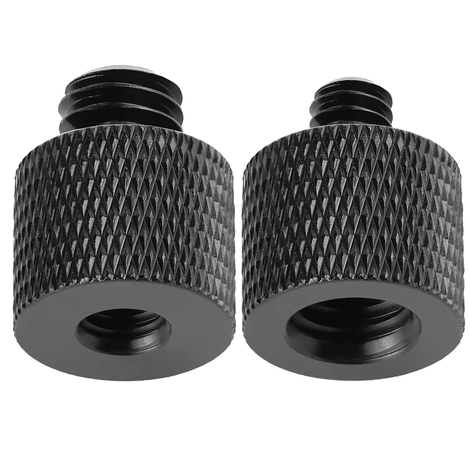 Frgyee 1/4 to 3/8 & 3/8 to 1/4 Camera Tripod Adapter Kit - Black
