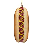 Hotdog Christmas Tree Ballpark Food Ornament