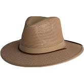 Henschel Hats Original Aussie Breezer Sun Hat for Summer Outdoor Use | UPF 50+ Sun Protection, Poly-Cotton,3-Inch Brim, Breathable Mesh Crown, and Adjustable Chin Cord for Secure Outdoor Comfort