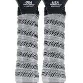 PICKLETECH AMA Sport Pickleball Paddle Grip Tape - 2 Pack - Perforated Embossed Replacement Grip Wrap for Pickleball Racket-Moisture Wicking Tacky Surface - Anti-Slip Ridge