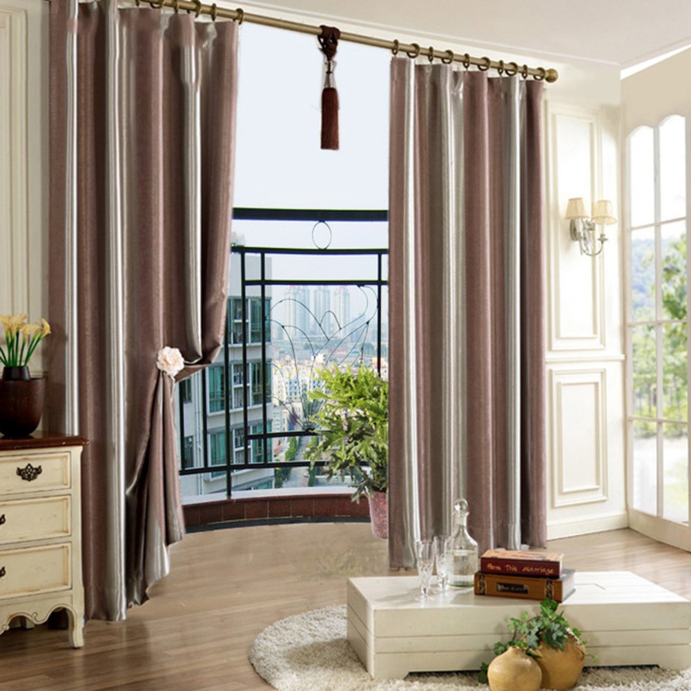 Amazon Com Curtain Shading Soundproof Curtains Floor To