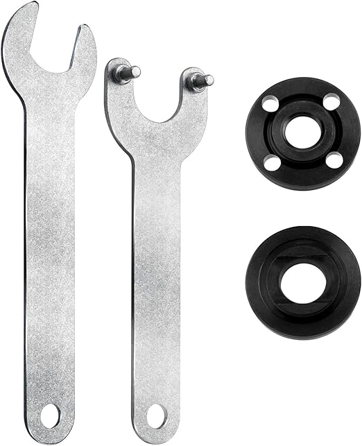 4 Pack Grinder 5/811 Flange Angle Spanner, 1934654 Metal Lock Nut