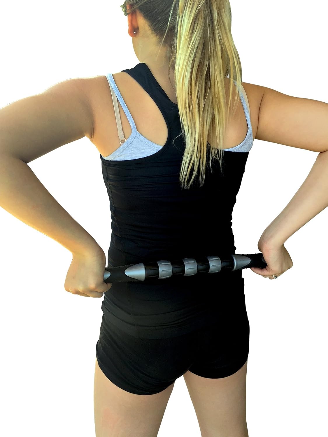 Elite Massage Roller Stick Targets Sore, Tight Leg Muscles to Prevent Cramps and Release Tension. It's Sturdy, Lightweight, Smooth Rolling and Thankfully This Lifesaver has Comfortable Handles.Silver: Sports & Outdoors