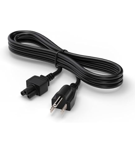 Amazon.com: 3 Prong AC Laptop Power Cord 25 Feet, NEMA 5-15P to C5