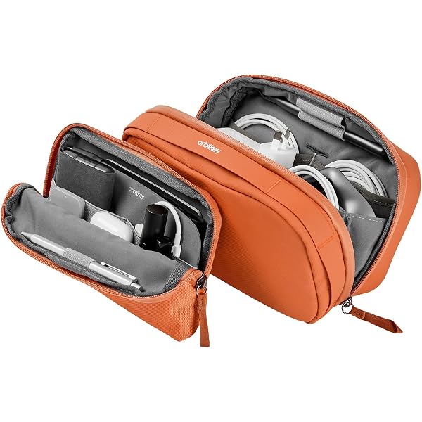 Amazon.com: Orbitkey 2-in-1 Tech Accessory Pouch - Terracotta